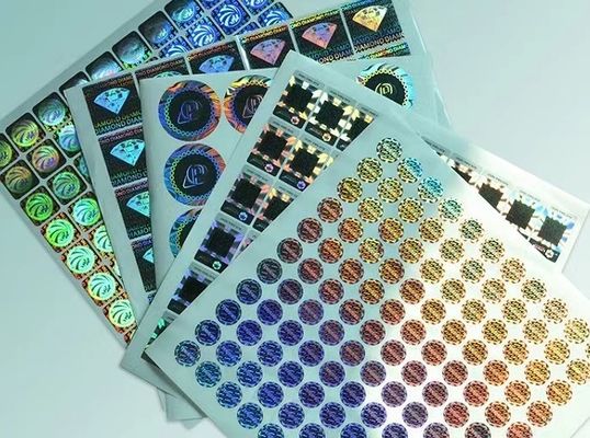 4c Litho Printing Label Stickers Print Your Own Hologram Stickers